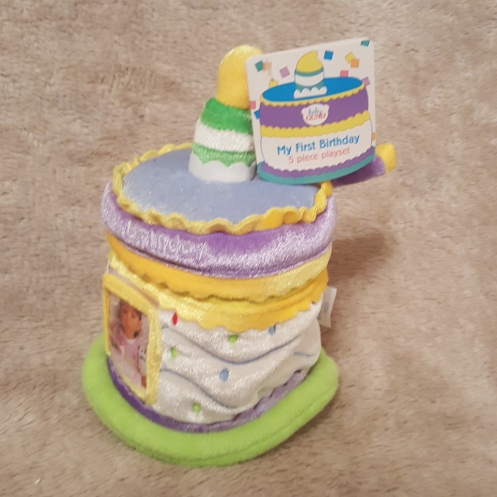 NWT Baby Gund My First Birthday Playset